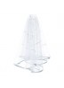 Lovely Two Layed First Holy Communion Veil with Satin edging...
