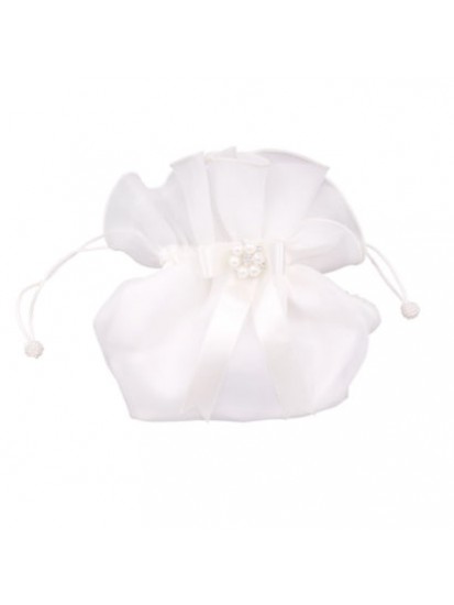 Organza Dolly Bag with Ribbon and Pear For First Communion...