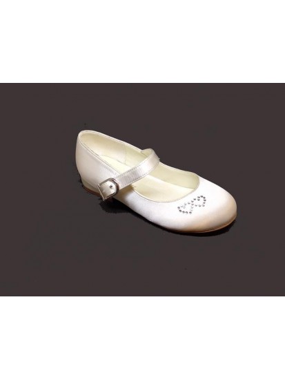 White Low Heal Shoes Ideal For Holy Communion...