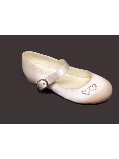 White Low Heal Shoes Ideal For Holy Communion...