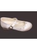White Low Heal Shoes Ideal For First Communion...