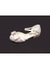 Diamante Bow Satin Childs Shoe with slight heal for Holy Communion...