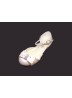 Diamante Bow Satin Childs Shoe with slight heal for Holy Communion...