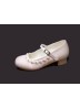 Diamante Satin Shoe with small heal and strap to match All First Communion ...
