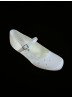 Satin Snow White Shoes with a small heal to suit a wide range of First Comm...