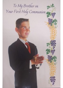 Son First Holy Communion Card