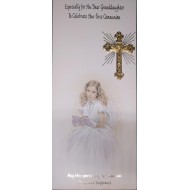 Granddaughter Boxed Holy Communion Card 