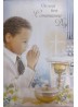 Boy First Holy Communion Card...