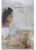 Girl First Holy Communion Card...