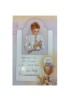 Grandson First Holy Communion Card...