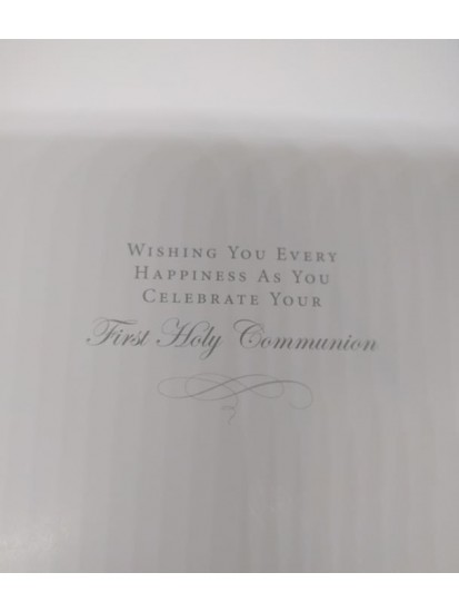 Granddaughter First Holy Communion Card...