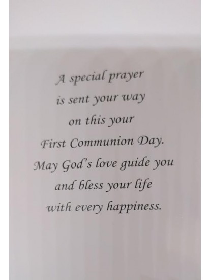 Daughter Boxed First Communion Card...