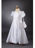 Satin Empire Line Communion Dress/Gown:...