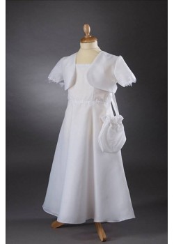 A-Line Gown With Chiffon Communion Dress: 