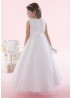 Sparkly Holy Communion Dress with Organza Skirt...