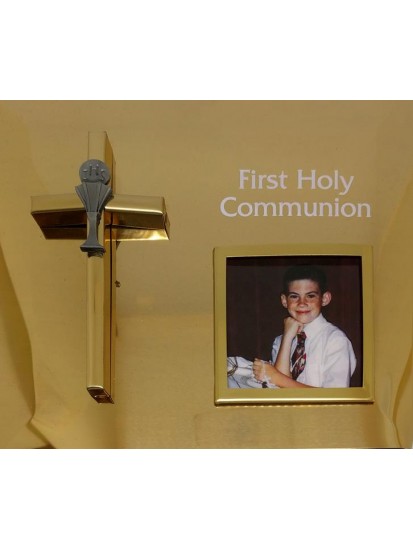 Brass Photo Frame: Good Gift for Holy Communion...