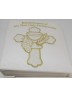 White Embroidered Covered First Communion Photo Album...