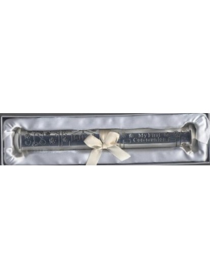Silver Plated Holy Communion Certificate Holder with a place to engrave...