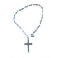 Sterling Silver One Decade Rosary Bracelet