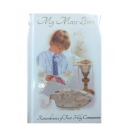 Communion Mass Book in Hard Back for a Boy