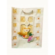Large Communion Gift Bag with a 3D motif 26 x 34: Make your chosen Holy Communion Gift stand out.