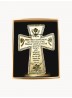 Small Pewter Cross with lovely Communion Verse:...