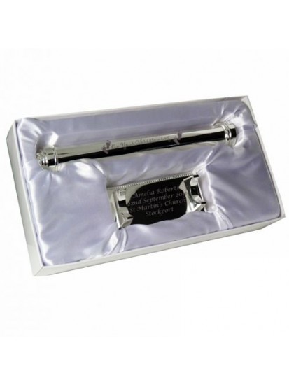 Personalised Silver Finish Communion Certificate Holder...